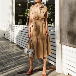 Safari style maxi dress